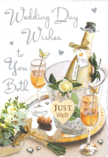 Picture of WEDDING DAY WISHES CARD